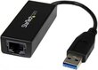 Adapteris StarTech USB31000S USB 3.0 / Gigabit Ethernet cena un informācija | Adapteri un USB centrmezgli | 220.lv