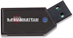 Atmiņas karšu lasītājs Manhattan 24-in-1, SD/MicroSD /MMC USB 2.0 цена и информация | Adapteri un USB centrmezgli | 220.lv