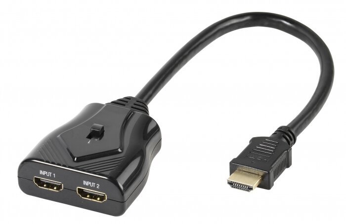 Adapteris VIVANCO HDMI - HDMI, 0.35 m цена и информация | Adapteri un USB centrmezgli | 220.lv