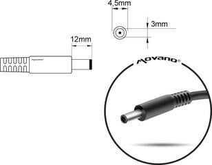 Mitsu 19.5V, 4.62A, 90W цена и информация | Зарядные устройства для ноутбуков | 220.lv