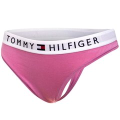 Женские трусики-стринги Tommy Hilfiger THONG, розовые UW0UW01555 VUN 44075 цена и информация | Трусики | 220.lv