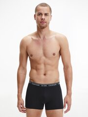 Apakšbikses vīriešiem Calvin Klein TRUNK, 7 pāri, melnas 000NB2860A W03 42539 цена и информация | Мужские трусы | 220.lv