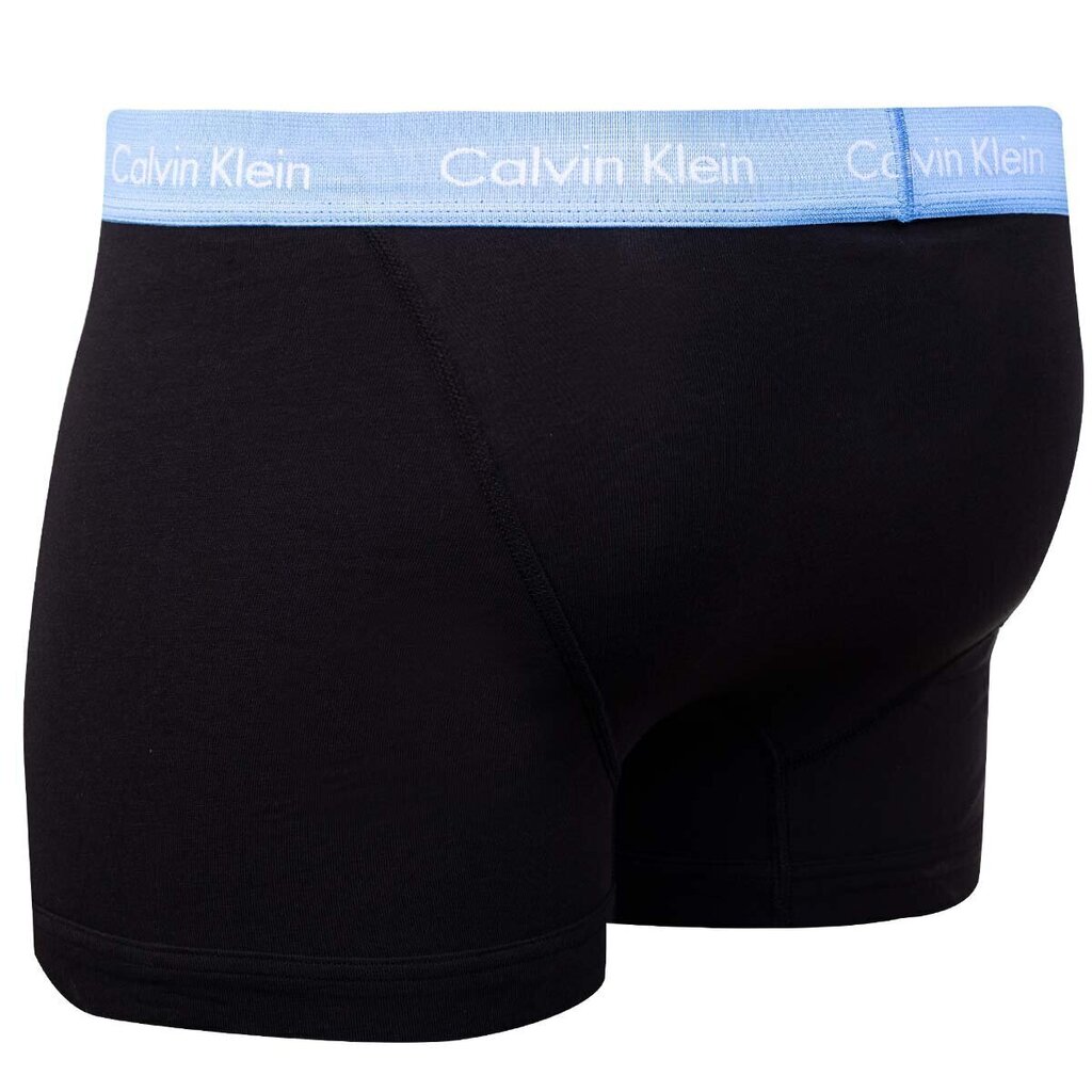 Apakšbikses vīriešiem Calvin Klein TRUNK 3PK, 3 pāri, melnas 0000U2662G WIC 42823 цена и информация | Vīriešu apakšbikses | 220.lv