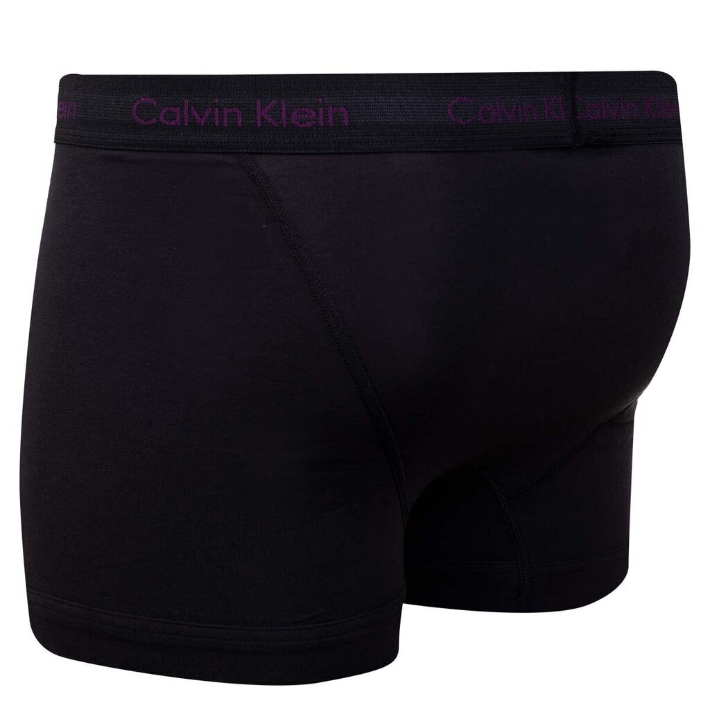 Apakšbikses vīriešiem Calvin Klein TRUNK 3PK, 3 pāri, melnas 0000U2662G WIC 42823 cena un informācija | Vīriešu apakšbikses | 220.lv