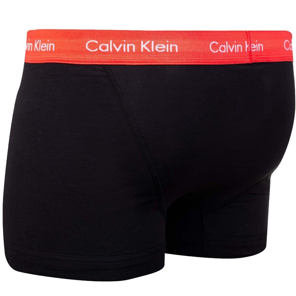 Apakšbikses vīriešiem Calvin Klein TRUNK 3PK, 3 pāri, melnas 0000U2662G WIC 42823 цена и информация | Vīriešu apakšbikses | 220.lv