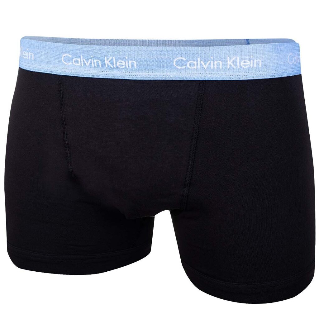 Apakšbikses vīriešiem Calvin Klein TRUNK 3PK, 3 pāri, melnas 0000U2662G WIC 42823 цена и информация | Vīriešu apakšbikses | 220.lv