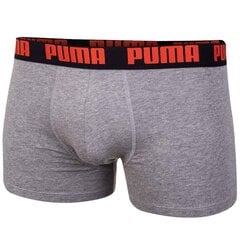 Apakšbikses vīriešiem Puma HERITAGE STRIPE, 2 pāri, zilas/sarkanas/pelēkas 907838 10 42685 cena un informācija | Vīriešu apakšbikses | 220.lv