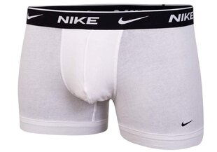 Apakšbikses vīriešiem Nike TRUNK, 3 pāri, baltas 0000KE1008 MED 43007 cena un informācija | Vīriešu apakšbikses | 220.lv