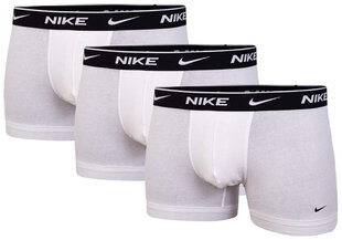 Мужские трусы Nike TRUNK, 3 пары, белые 0000KE1008 MED 43007 цена и информация | Мужские трусы | 220.lv