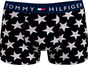 Мужские боксеры Tommy Hilfiger TRUNK PRINT BLACK UM0UM01831 0GG 43744 цена и информация | Мужские трусы | 220.lv