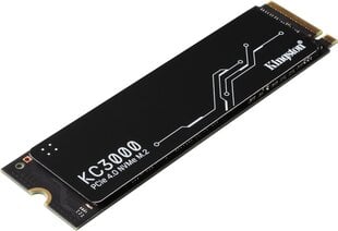 SSD|KINGSTON|KC3000|1TB|M.2|NVMe|3D TLC|Write speed 6000 MBytes/sec|Read speed 7000 MBytes/sec|TBW 800 TB|MTBF 1800000 hours|SKC3000S/1024G cena un informācija | Kingston Datortehnika | 220.lv