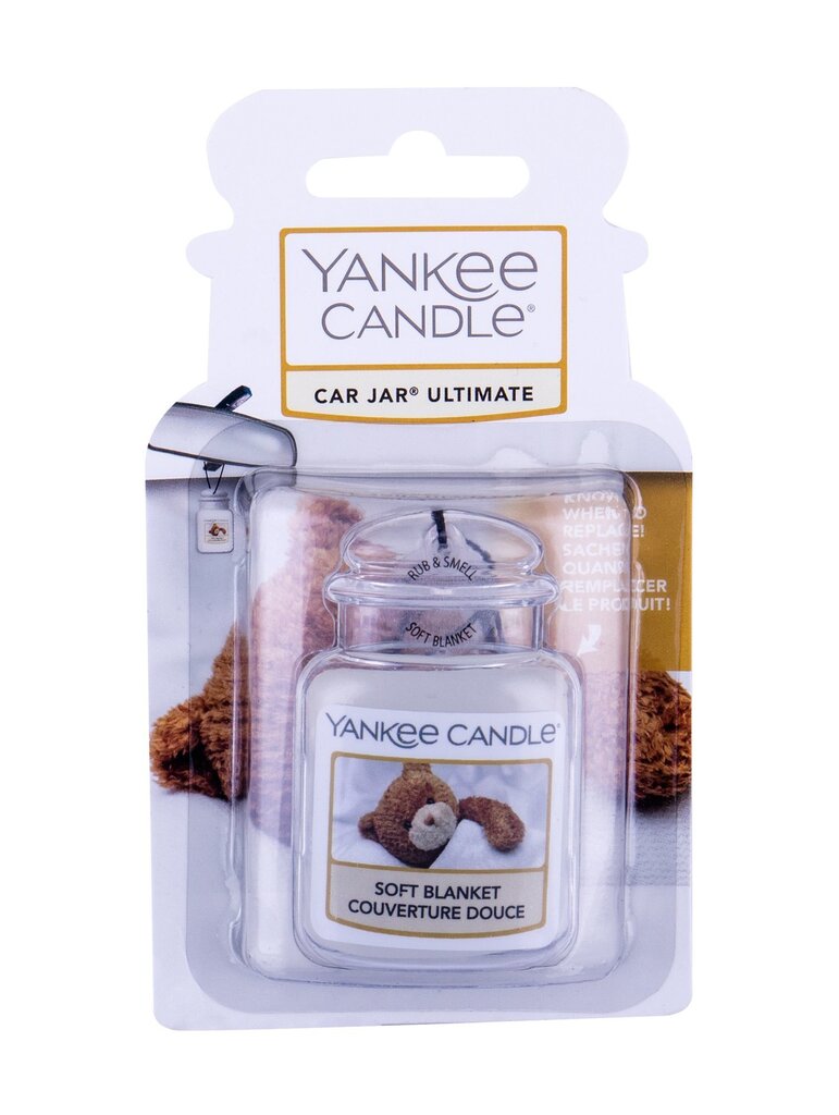 Automobiļa smarža Yankee Candle Soft Blanket​​​​​​​ car jar® cena un informācija | Auto gaisa atsvaidzinātāji | 220.lv