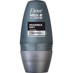 Шариковый дезодорант Dove Men Invisible Dry, 50 мл цена и информация | Дезодоранты | 220.lv