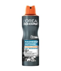 Izsmidzināms dezodorants L'oreal Paris Men Expert Magnesium Defence, 150 ml цена и информация | Дезодоранты | 220.lv