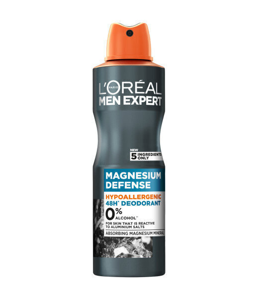 Izsmidzināms dezodorants L'oreal Paris Men Expert Magnesium Defence, 150 ml cena un informācija | Dezodoranti | 220.lv