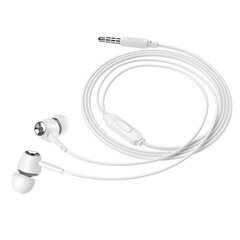 Hoco Graceful M70 universālās austiņas ar mikrofonu, baltas cena un informācija | Austiņas | 220.lv