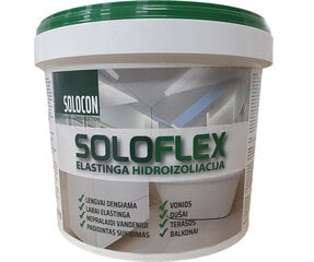 Elastīga hidroizolācija zem flīzēm Soloflex, 6 kg cena un informācija | Izolācijas materiāli | 220.lv