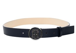 Sieviešu siksna Tommy Hilfiger TH ROUND BUCKLED BELT 3.0, melna AW0AW05366 002 25144 cena un informācija | Sieviešu jostas | 220.lv