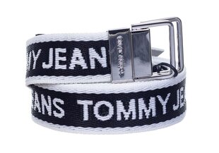 Женский ремень Tommy Hilfiger 2,5 см TJW MINI LOGO TAPE BELT BLACK AW0AW09753 BDS 28568 цена и информация | Женские ремни | 220.lv