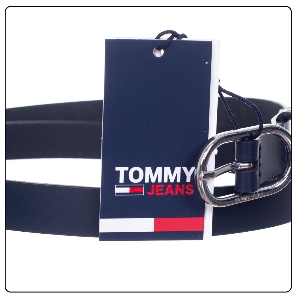 Sieviešu siksna Tommy Hilfiger TJW SEASONAL OVAL 2.0 NAVY AW0AW11653 C87 43501 cena un informācija | Sieviešu jostas | 220.lv