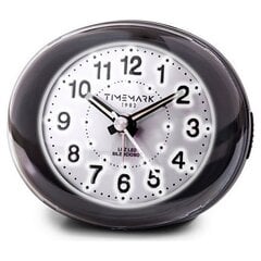 Аналоговый будильник Timemark, черный, 9 x 9 x 5,5 см цена и информация | Часы | 220.lv