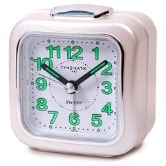 Аналоговый будильник Timemark, белый, 7,5 x 8 x 4,5 см цена и информация | Часы | 220.lv
