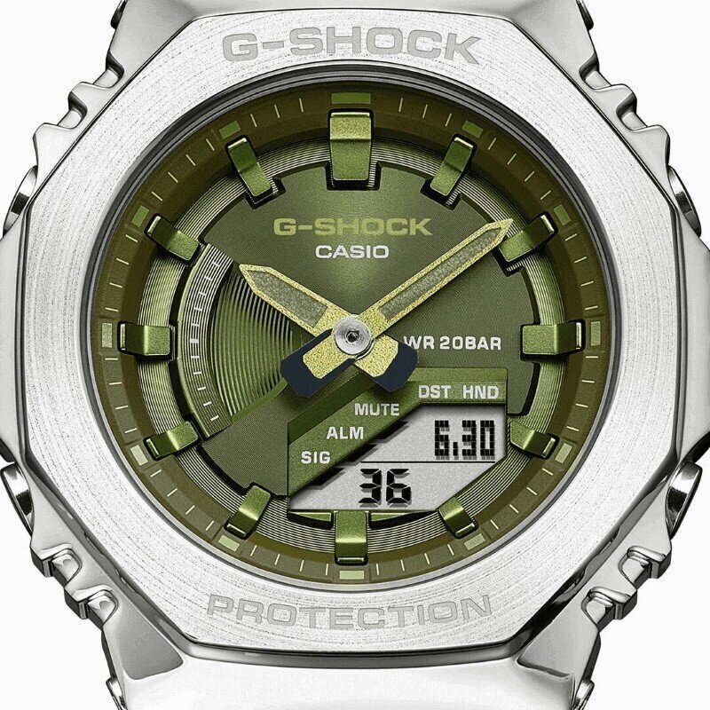 Casio G-shock G ORIGINAL GM-S2100-3AER METAL COVERED GM-S2100-3AER cena un informācija | Sieviešu pulksteņi | 220.lv