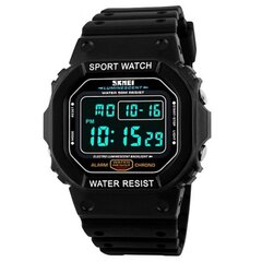 Мужские часы SKMEI DG1134BK Black Digital 1134 BKBK цена и информация | Мужские часы | 220.lv