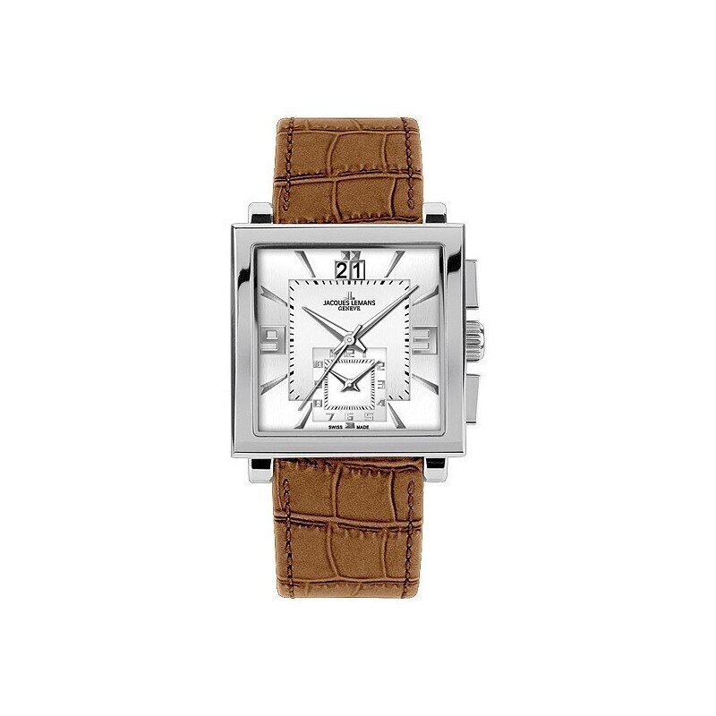 Vīriešu pulkstenis Jacques Lemans Geneve Quadrus G-207B цена и информация | Vīriešu pulksteņi | 220.lv