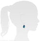 Sudraba auskari De-Art ar kristālu, Bermuda blue 9829 cena un informācija | Auskari | 220.lv