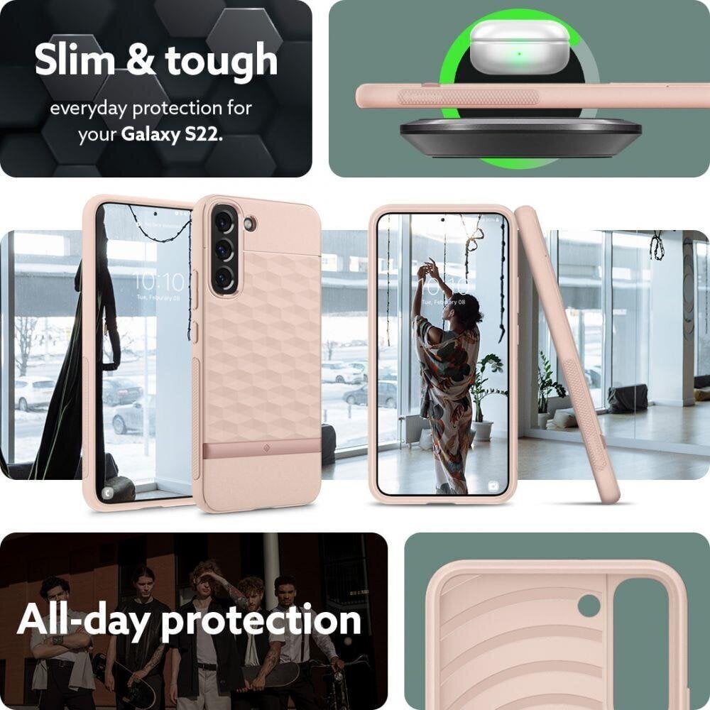 Caseology parallax, piemērots Samsung Galaxy S22, rozā cena un informācija | Telefonu vāciņi, maciņi | 220.lv