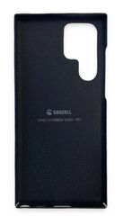 Krusell Sand Cover, piemērots Samsung Galaxy S22 Ultra, melns цена и информация | Чехлы для телефонов | 220.lv