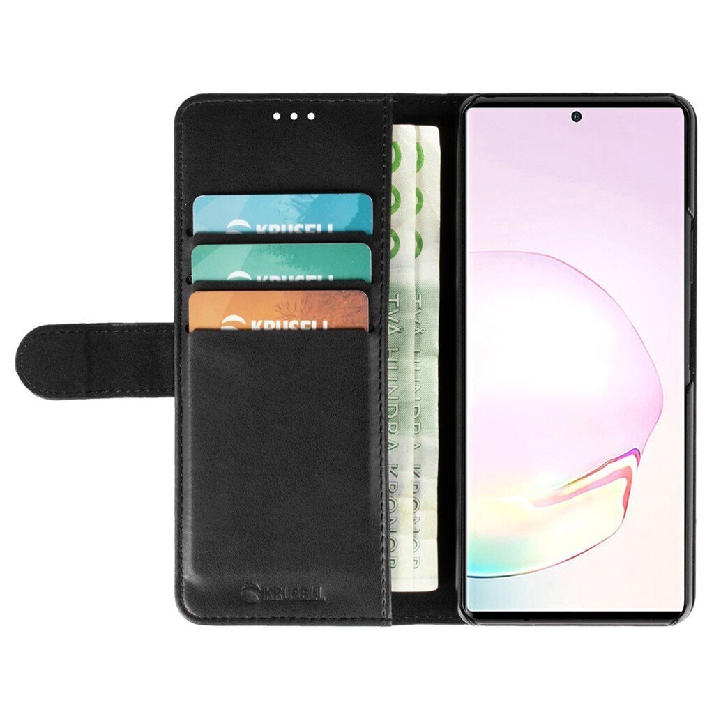 Krusell Phone Wallet, piemērots Samsung Galaxy A73 5G, melns cena un informācija | Telefonu vāciņi, maciņi | 220.lv