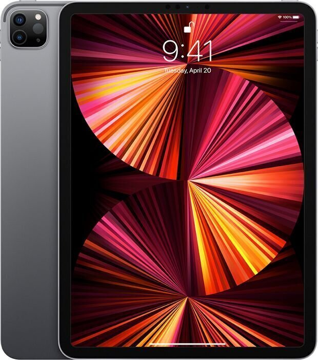 Apple iPad Pro 11" Wi-Fi + Cellular 2TB - Space Gray 3rd Gen MHWE3 cena un informācija | Planšetdatori | 220.lv