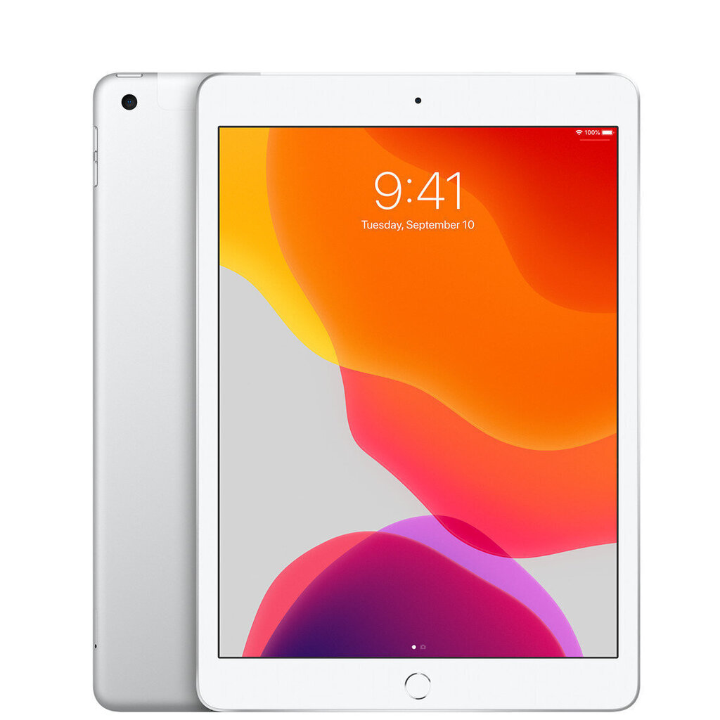 iPad 7 10.2" 32GB WiFi + Cellular, Silver (lietots, stāvoklis A) cena un informācija | Planšetdatori | 220.lv