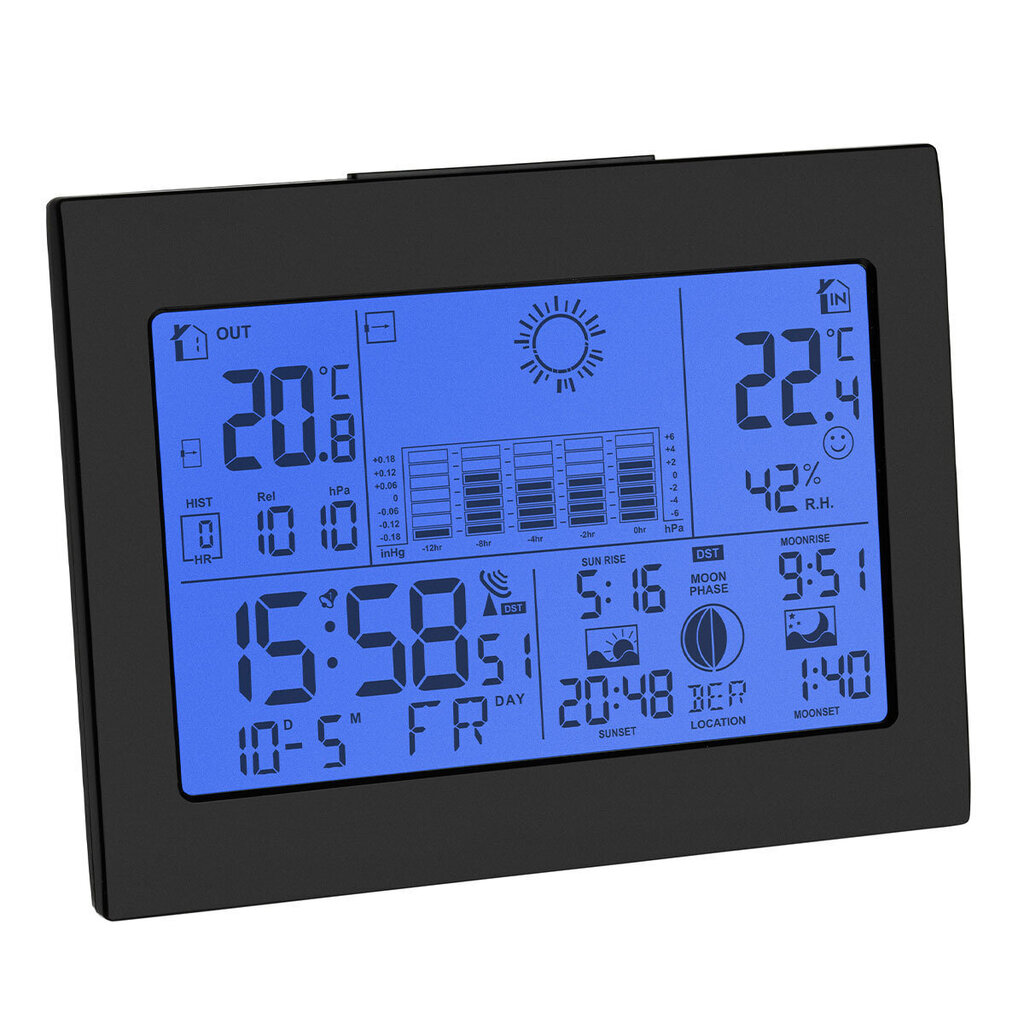 Wireless weather station SLIM TOUCH