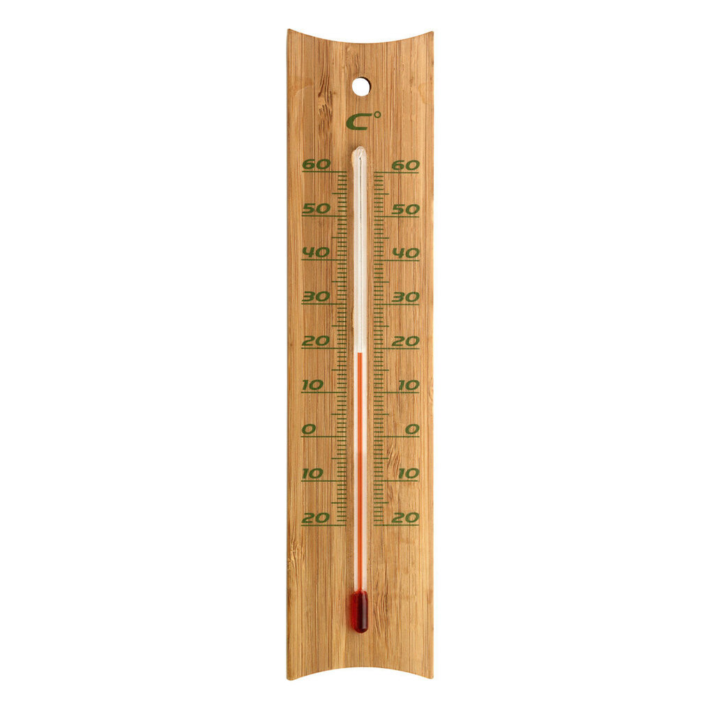 Analogais bambusa iekštelpu/āra termometrs TFA 12.1049 цена и информация | Meteostacijas, āra termometri | 220.lv