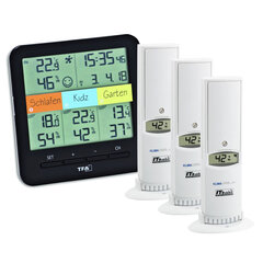 Беспроводной термогигрометр с 3 передатчиками Klima @ Home 30.3060 цена и информация | Метеорологические станции, термометры | 220.lv