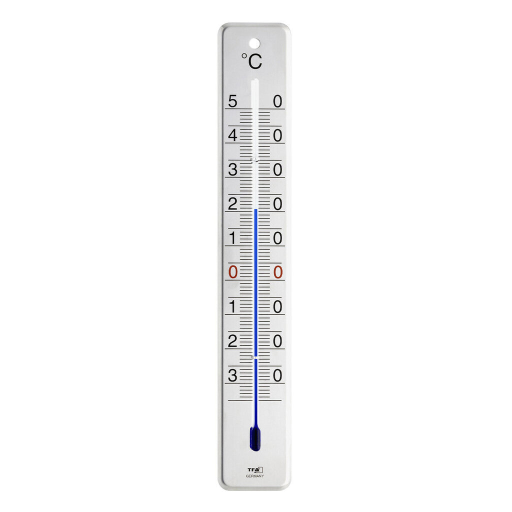 Nerūsējošā tērauda iekštelpu/āra termometrs TFA 12.2046.60 цена и информация | Meteostacijas, āra termometri | 220.lv