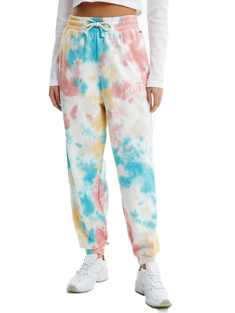 Sporta bikses sievietēm Tommy Hilfiger TJW MULTI TIE DYE SWEATPANT COLORFUL DW0DW12639 0K6 44905 цена и информация | Sporta apģērbs sievietēm | 220.lv