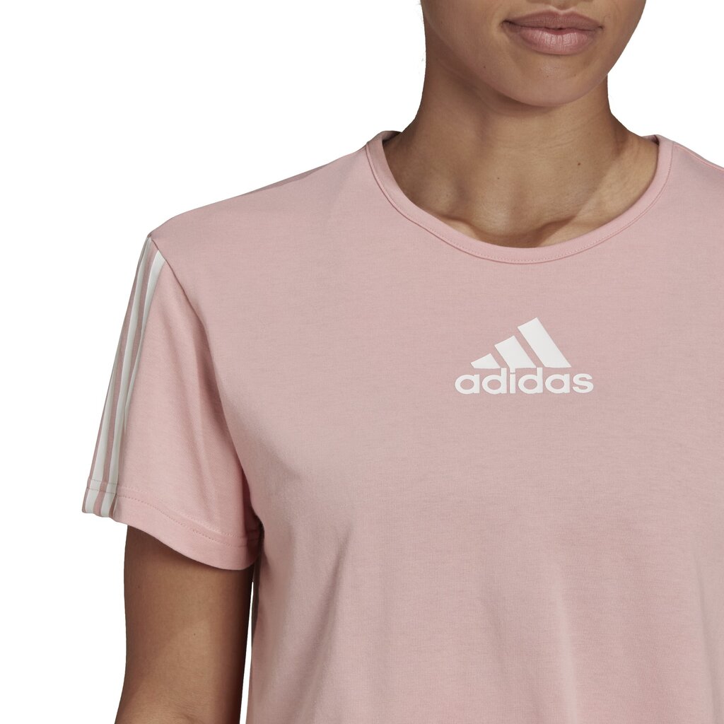 Adidas Blūze W Tc Crop Tee Pink HD9353 HD9353/S цена и информация | Sporta apģērbs sievietēm | 220.lv