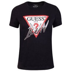 Женская футболка Guess T-SHIRT SS CN ICON TEE BLACK W2GI02I3Z11 JBLK 43528 цена и информация | Женские футболки | 220.lv