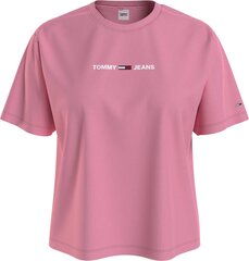 Женская футболка Tommy Hilfiger T-SHIRT TJW LINEAR LOGO TEE, розовая DW0DW10057 THE 44888 цена и информация | Женские футболки | 220.lv