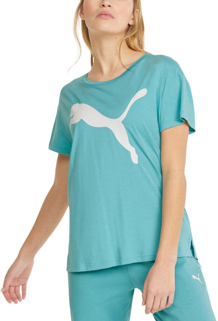 Puma T-Krekli Rtg Logo Tee Porcelain Mint 586454 61 586454 61/S cena un informācija | T-krekli sievietēm | 220.lv