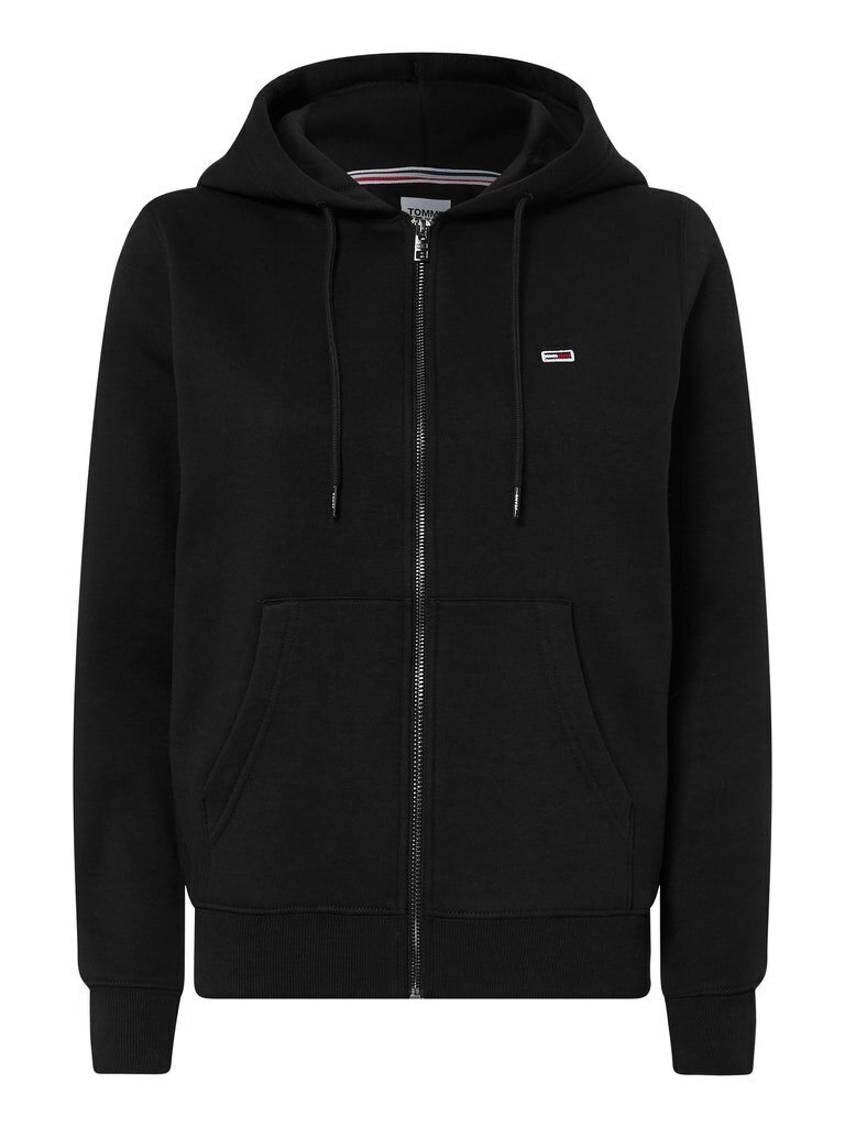 Sporta džemperis sievietēm Tommy Hilfiger TJW REGULAR HOODIE ZIP THROUGH BLACK DW0DW10135 BDS 44220 cena un informācija | Sieviešu džemperi | 220.lv