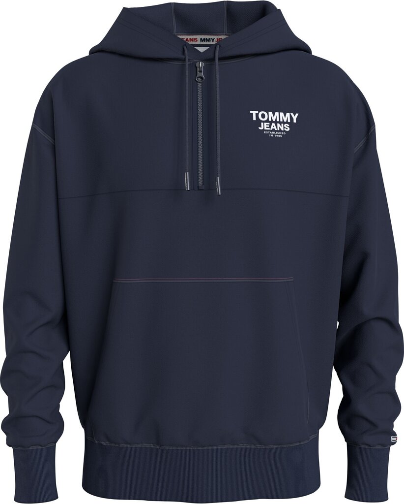 Vīriešu sporta džemperis Tommy Hilfiger TJM TOMMY TAPE HOODIE NAVY DM0DM12934 C87 44126 цена и информация | Vīriešu džemperi | 220.lv