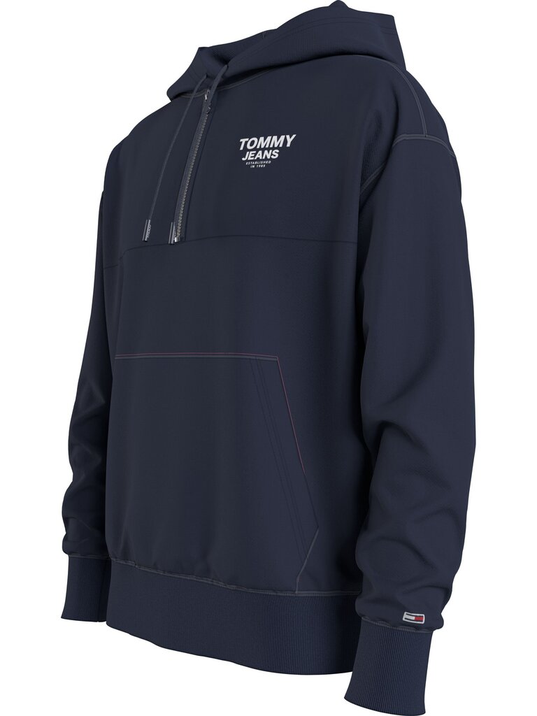 Vīriešu sporta džemperis Tommy Hilfiger TJM TOMMY TAPE HOODIE NAVY DM0DM12934 C87 44126 цена и информация | Vīriešu džemperi | 220.lv