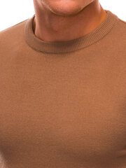 Мужской свитер Edoti E199, коричневый цена и информация | Мужские свитера | 220.lv