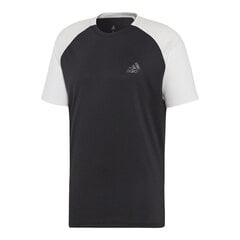 Krekls ar īsām piedurknēm vīriešiem Adidas Club C/B TEE DU0873, melns цена и информация | Мужские футболки | 220.lv