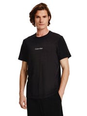 Мужская футболка CALVIN KLEIN S/S CREW NECK, черная 000NM2170E UB1 42550 цена и информация | Мужские футболки | 220.lv